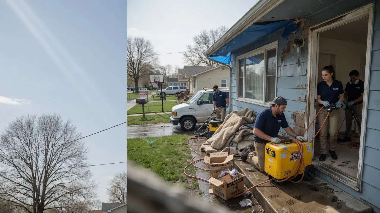 Basement Flood Cleanup in Cresbard, SD near me